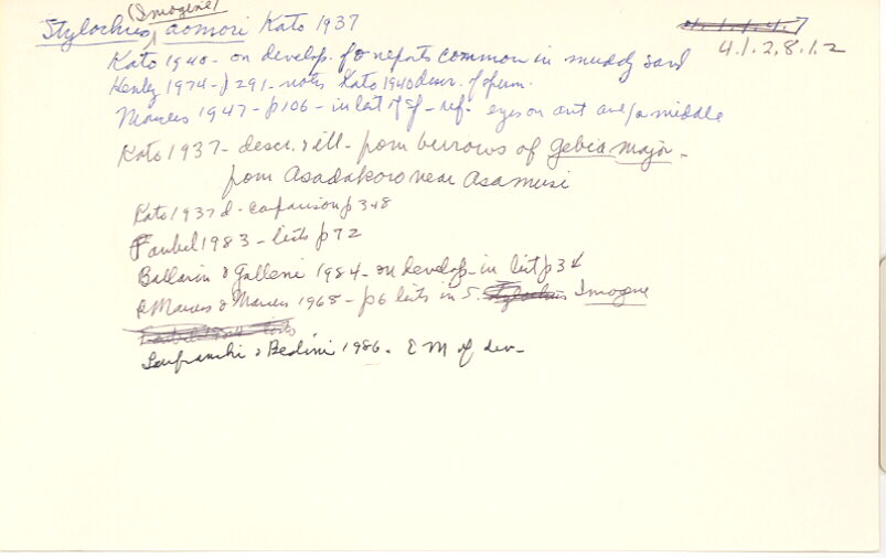 index card