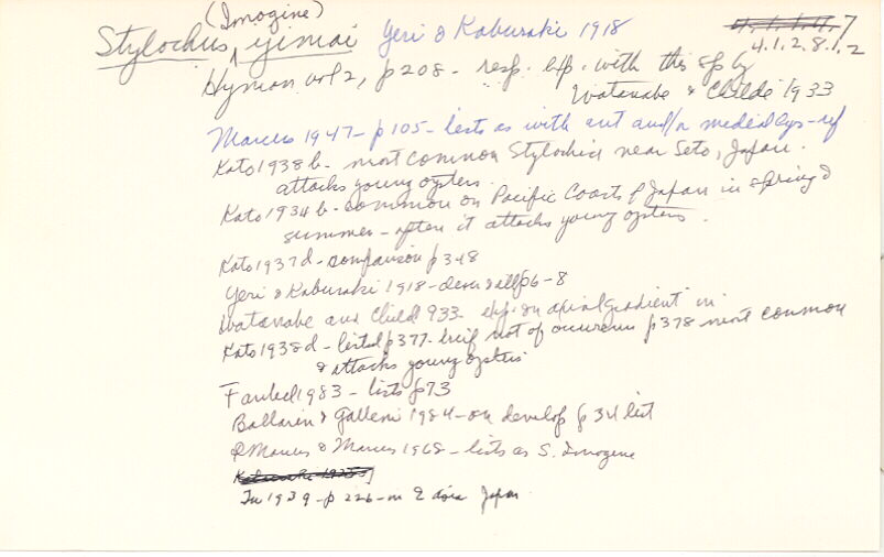 index card