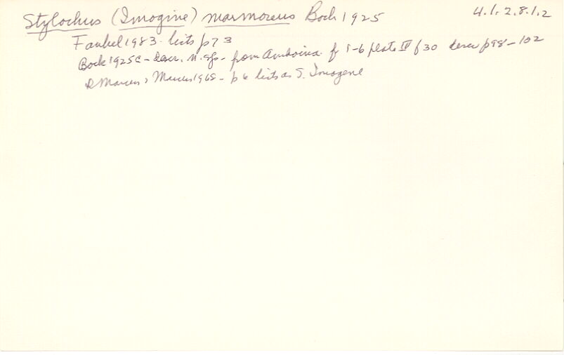 index card