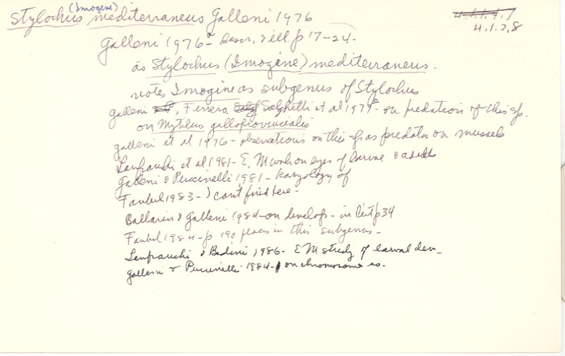 index card