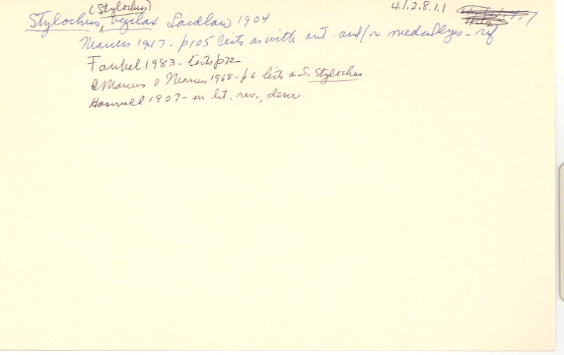 index card