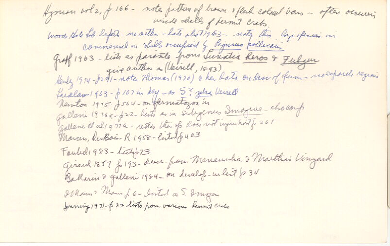 index card
