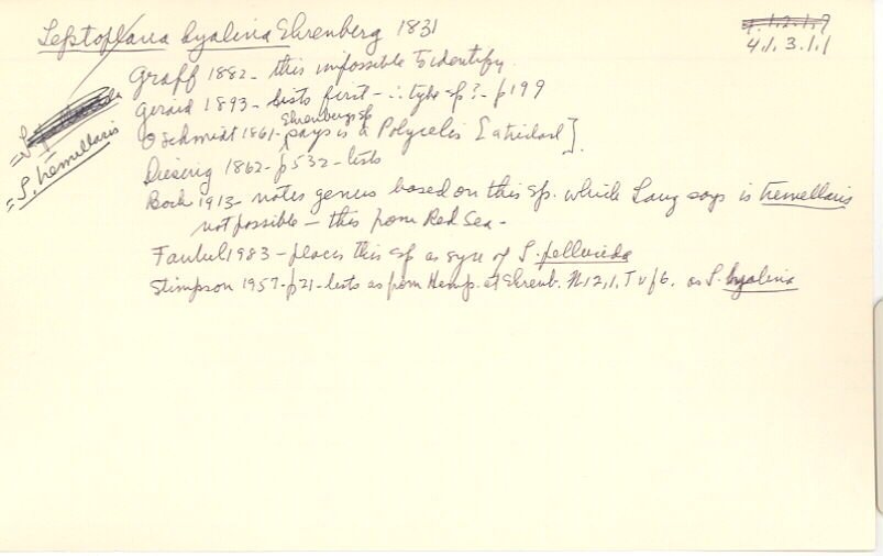 index card